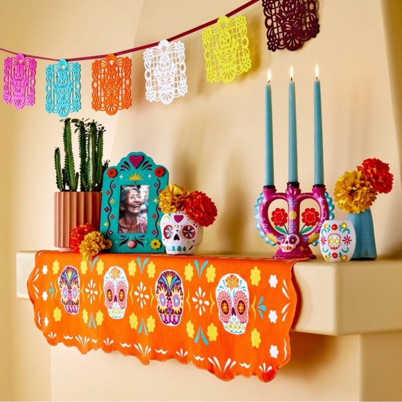 Día de Muertos 6' Papel Picado Felt Garland - Designed with Luis Pinto - Picture 3 of 4